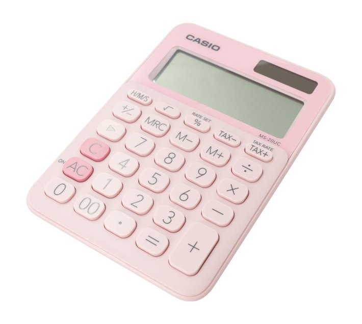 Casio MS20UC Desktop Calculator Pink Makro