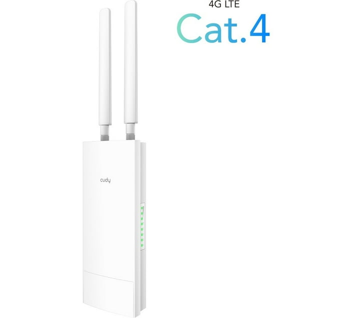 Cudy LT500 OUTDOOR 150 Mbps 4G Router (White, Dual Band) Makro