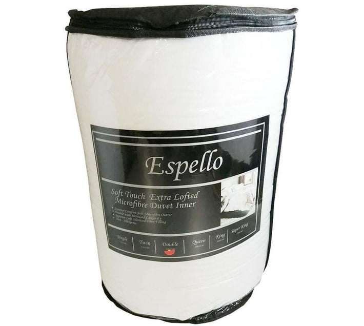 Espello Single Wool Duvet Cover (White) Makro