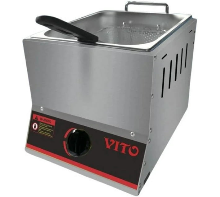 6L Large Capacity Gas Fryer 6 L Electric Deep Fryer Makro