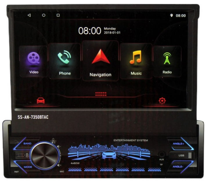 Starsound SSAN7350BTAC Car Stereo Makro