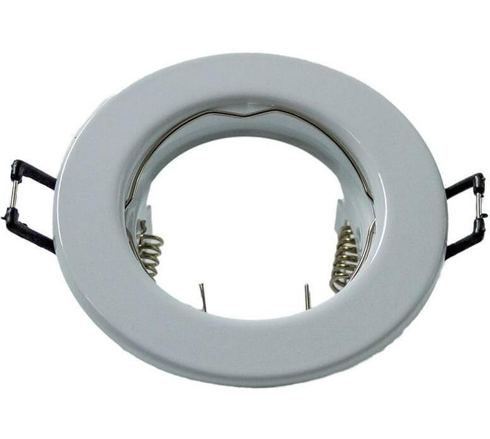 UNITED ELECTRICAL Fixed LED Downlighter White GU10 Carbon Steel Light