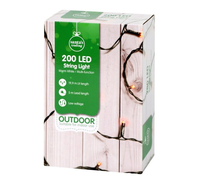 Someone’s in a Makro Santa's Trading LED 200 string lights