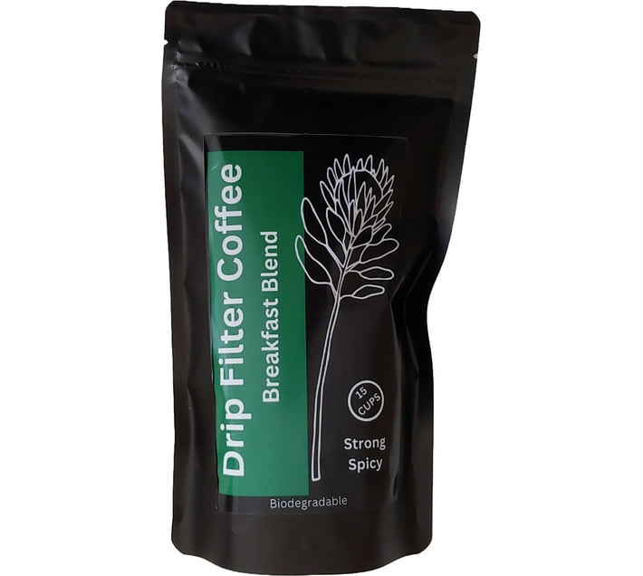 Protea Café Breakfast Drip Filter Coffee Roast & Ground Coffee (15 x 0.