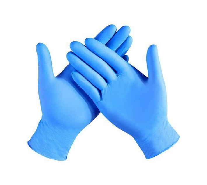 Someone’s in a Makro NITRILE GLOVES - BLUE - SMALL Mood