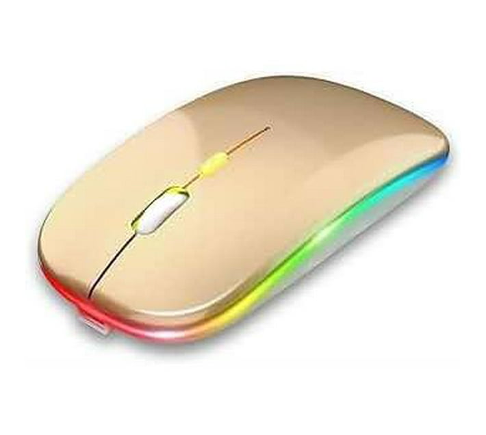 Someone’s in a Makro Mouse LED soft click acfc rechargeable - Gold Mood