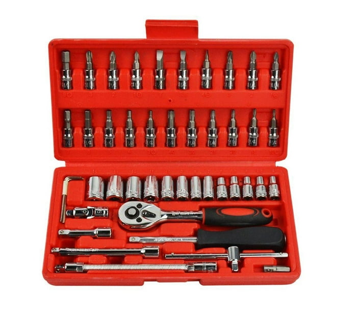 Someone’s in a Makro 46 Pieces 1/4Inch Socket Set Mood