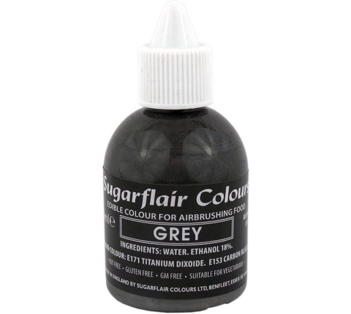 Someone’s in a Makro Sugarflair Airbrush Edible Liquid Food Colouring for Airbrushing Grey