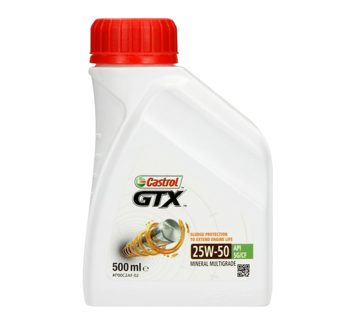 Castrol 500 ml GTX 20W50 Motor Oil Makro