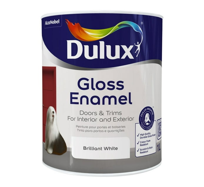 Someone’s in a Makro Dulux 1L Enamel Paint Brilliant white Mood