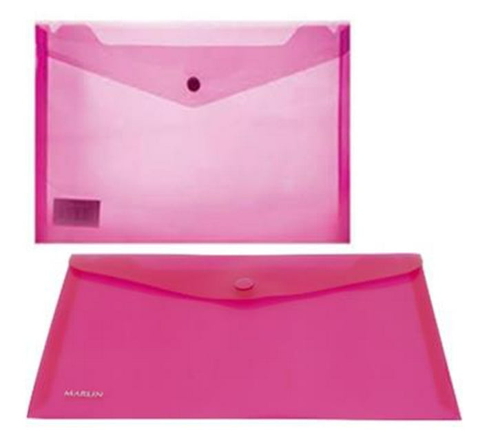 Someone’s in a Makro Marlin A4 Pink Carry Folder with Press Stud on Mood