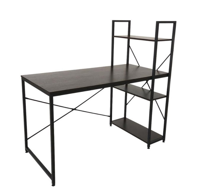 Someone’s in a Makro OMEGA 120cm DESK W/SHELF - WENGE/BLACK Mood