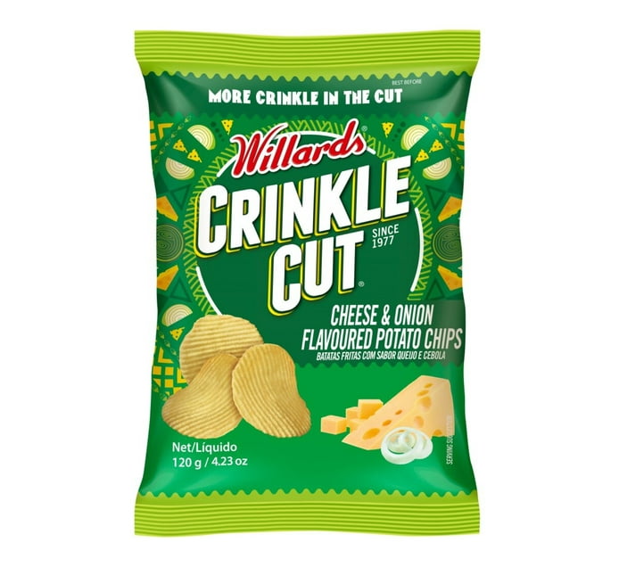 Willards Chips Cheese & Onion (120g) | Makro