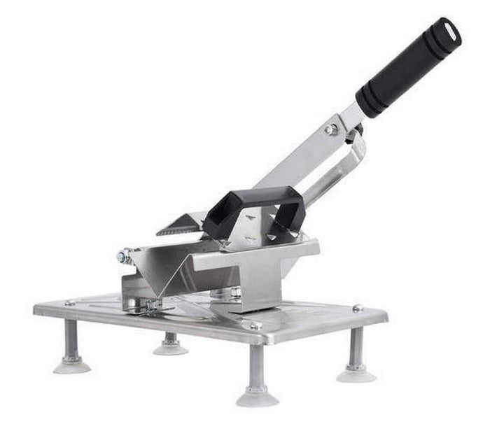 Someone’s in a Makro Manual Frozen Meat Slicer Stainless Steel with