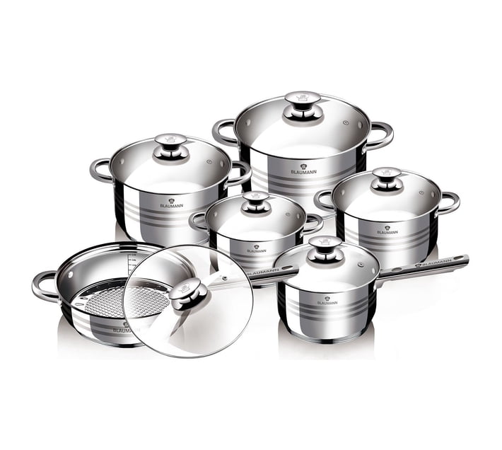 Someone’s in a Makro Blaumann 12Piece Stainless Steel Coocware Set
