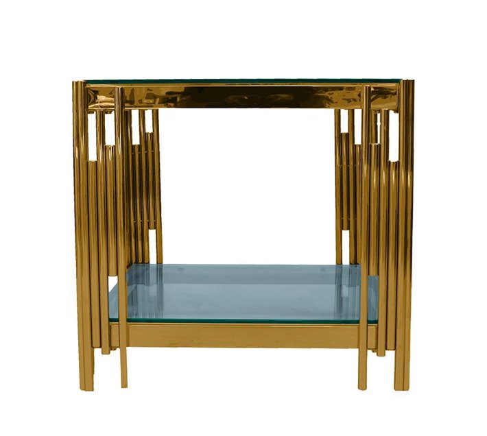 GOF Furniture Homefront Side Table, Gold Makro