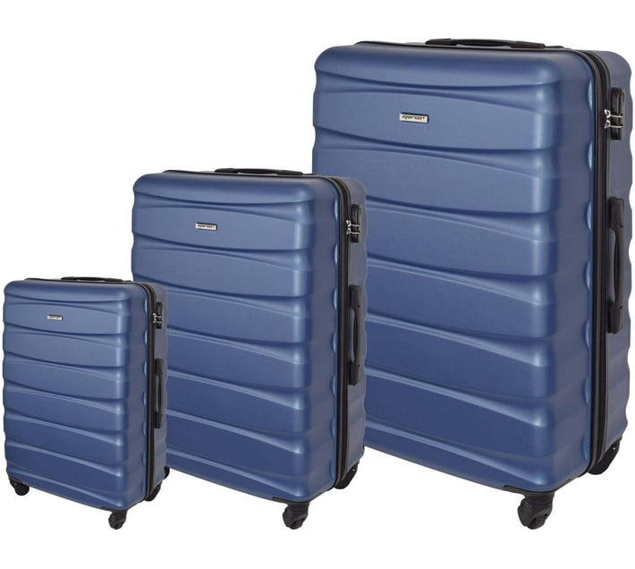 Marco Expedition Luggage Bag Check-in Suitcase 4 Wheels - 24 inch (Blue ...