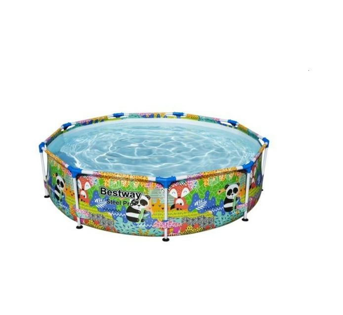 Bestway 2.74 m x 66 cm Steel Pro Pool Wild Print Makro