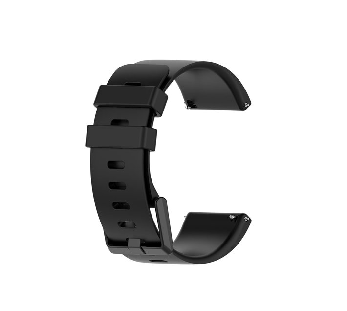 Fitbit Versa/Versa 2 Sports Strap Black Makro