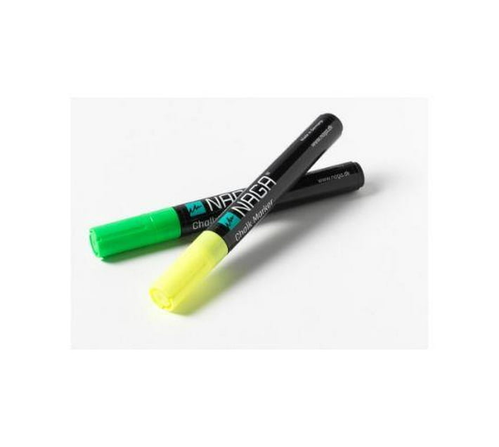 Someone’s in a Makro NAGA Glass Board GREEN & YELLOW DRY ERASE MARKER