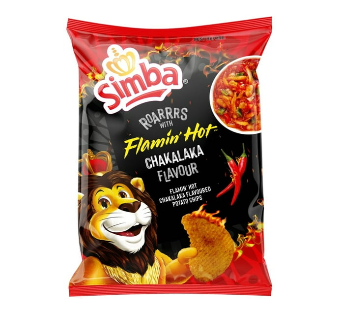 Someone’s in a Makro Simba Potato Chips Flamin Hot Chakalaka (1 x 120g
