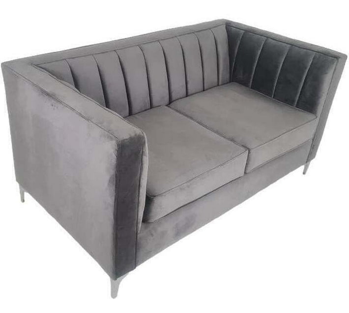 MD Bedding Chanel 2 Seater Couch Velvet 2 Seater Sofa (Finish Colour ...