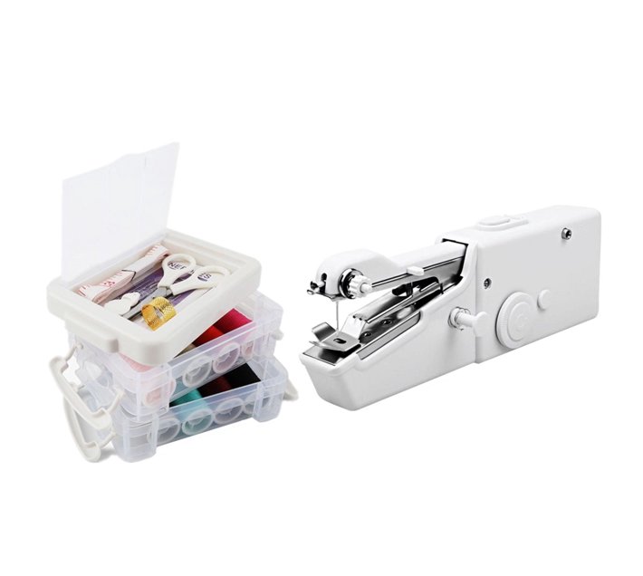 Handheld Sewing Machine & 22Pcs Sewing Kit Makro