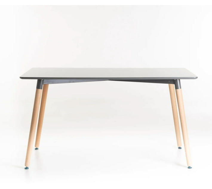 VIVIDITTO DF03005 Benzie Dining 4 Seater Solid Wood Multipurpose Table