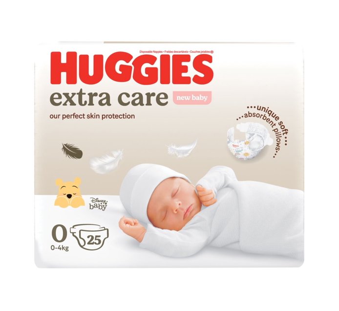 Someone’s in a Makro Huggies Extra Care Nappies Size 0 (1 x 25's) Mood