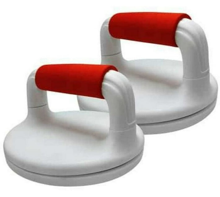 Generic Rotary Push Up Rack Ab Exerciser (White, Red) Makro