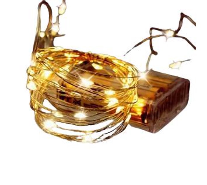 Someone’s in a Makro 5M 50LED Copper Wire Fairy Light Warm White
