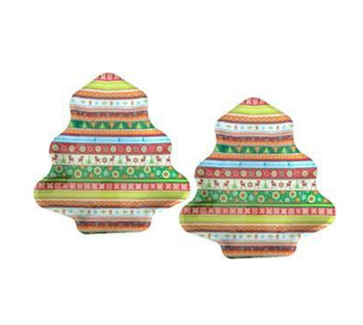 Someone’s in a Makro Plastic Platter Tree Shaped Christmas Mix