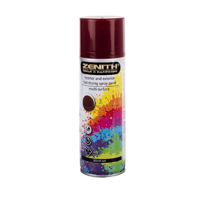 Spray Paint 300ml Net Gloss Brown Makro