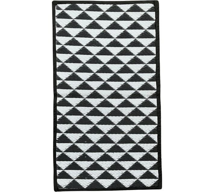 Rug It Up Black Polypropylene Area Rug Makro