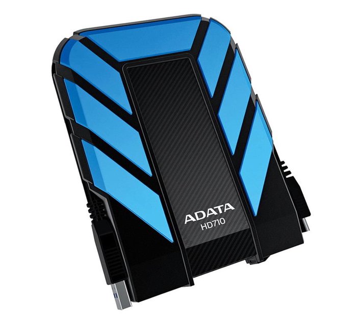 ADATA DashDrive Durable HD710 1TB Black and Blue External Hard Drive