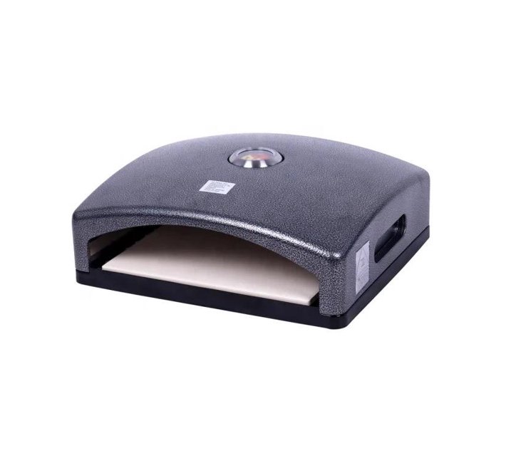 Someone’s in a Makro Pizza Stone Coal and Gas Grill Braai Stand Oven