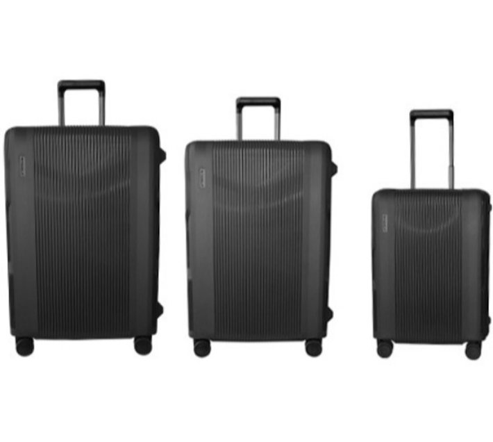 ACCENT GUARDIAN LC110T Cabin & Checkin Set 8 Wheels 30 inch (Grey