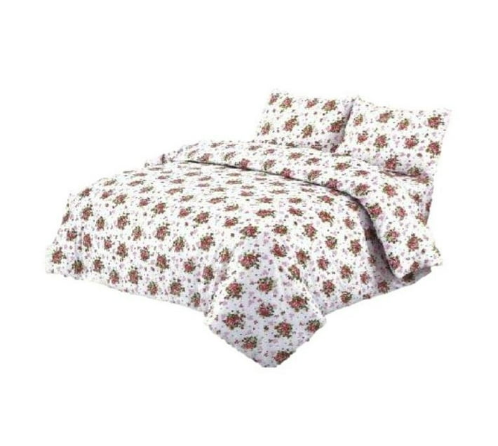 Someone’s in a Makro Duvet Set Queen - White Floral Mood