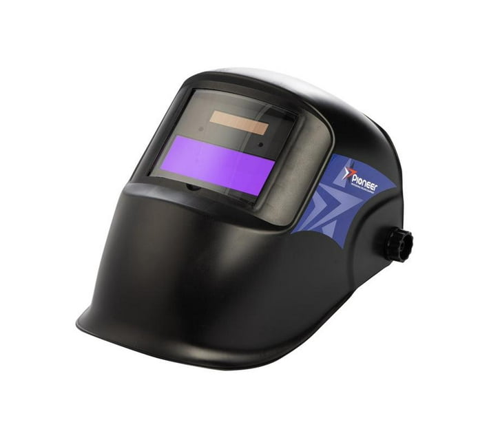 PIONEER WELDING Helmet Black Auto Darken Adjustable Makro