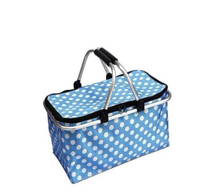 Someone’s in a Makro Large Bag Collapsible Picnic Basket Blue Mood