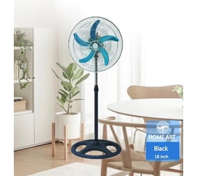 Lexuco lex metal 5 b A 250 mm 5 Blade Pedestal Fan (white blue, Pack of ...
