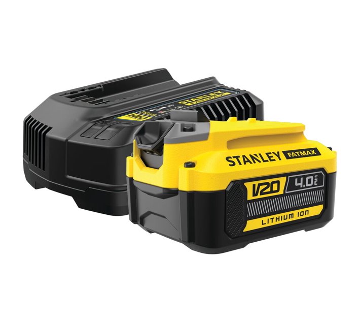 STANLEY FATMAX V20 4 AH Starter Kit 1 X 18V Battery + Charger Makro