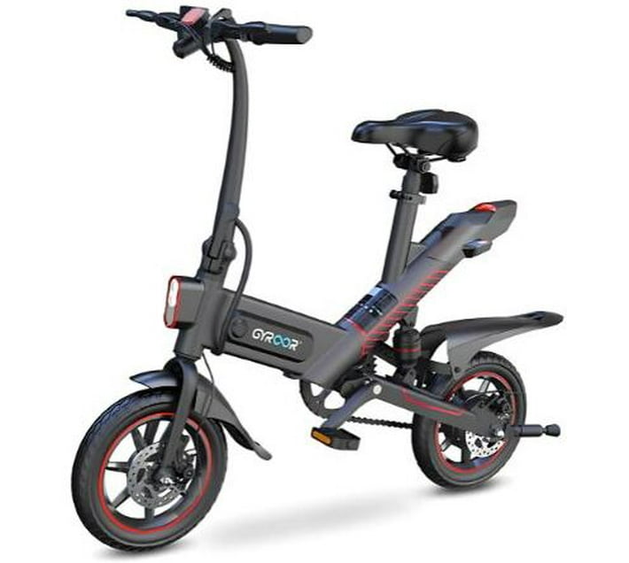 Gyroor Electric Bike 14 inch Single Speed Black Makro