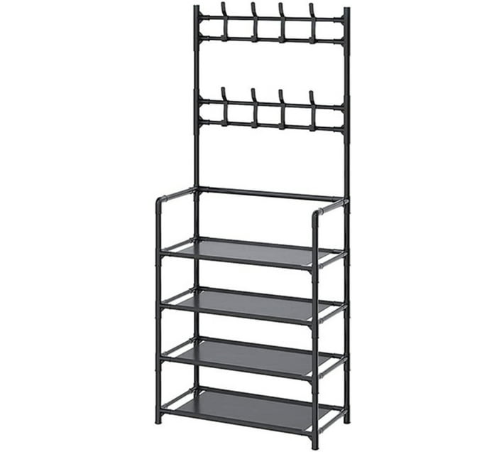 Buy Generic Plastic Shoe Rack (Black, 5 Shelves) in Bulk | Makro Business