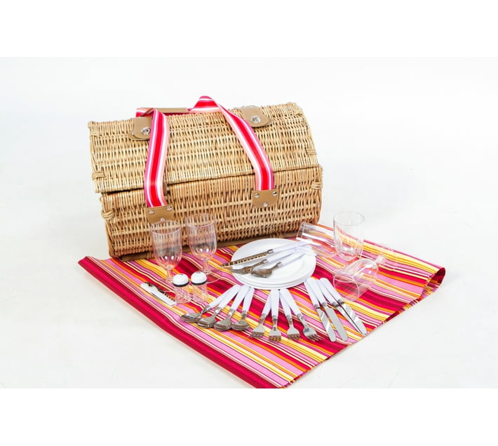 Yuppie gift baskets picnic products Bamboo Fiesta picnic basket Storage ...