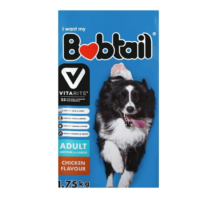 Someone’s in a Makro Bobtail 10 x 1.75kg Dry Dog Food Large Mood