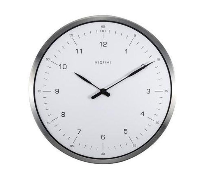 Someone’s in a Makro NeXtime 33cm 60 Seconds Glass/Metal Round Wall