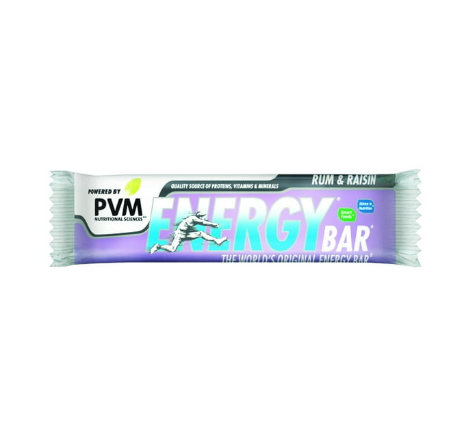 PVM Energy Bars Rum And Raisin (240 x 45g) | Makro