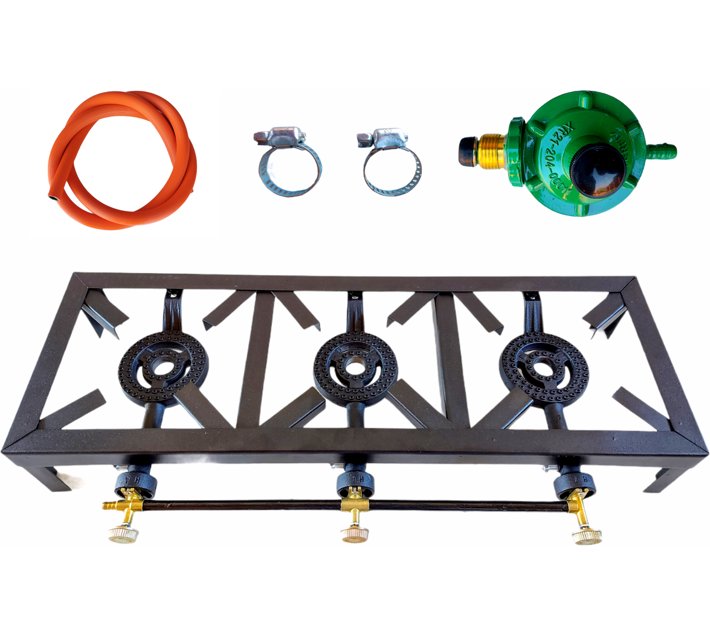 SGB SGB003 Cast Iron Manual Gas Stove (3 Burners) Makro