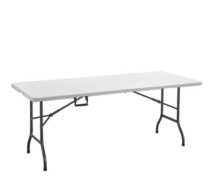 1.8M White Folding Table Makro